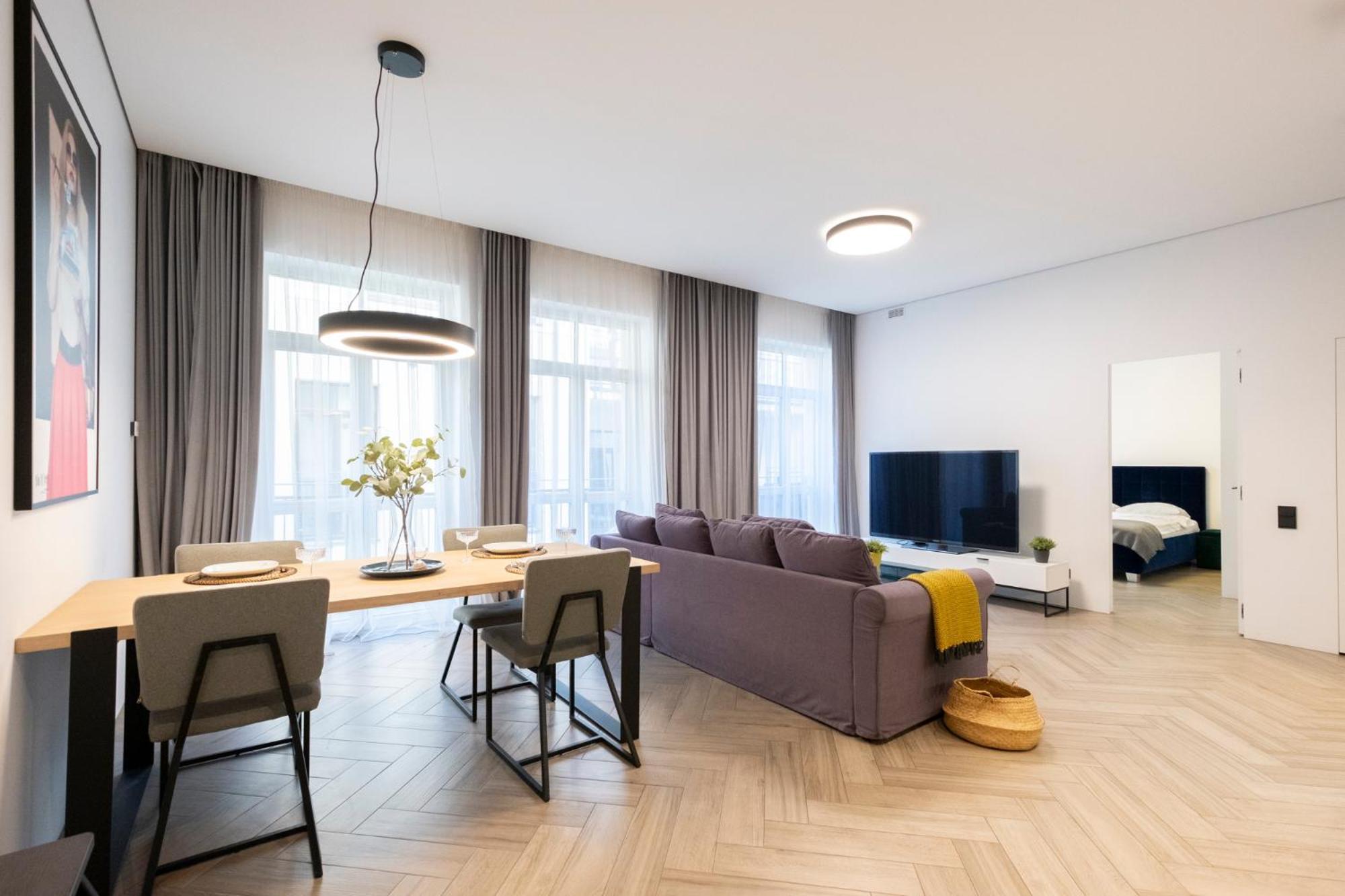 Cohost I Oldtown 60M2 Apt W-Garage Parking, Balcony & Self Check-In Wilno Zewnętrze zdjęcie